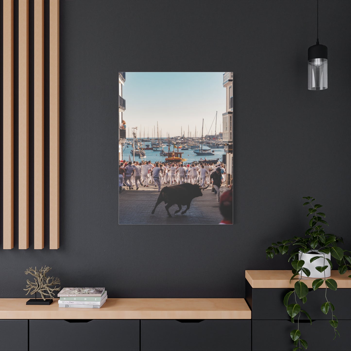 Bous a la Mar Coastal Bull Festival Wall Art & Canvas Print