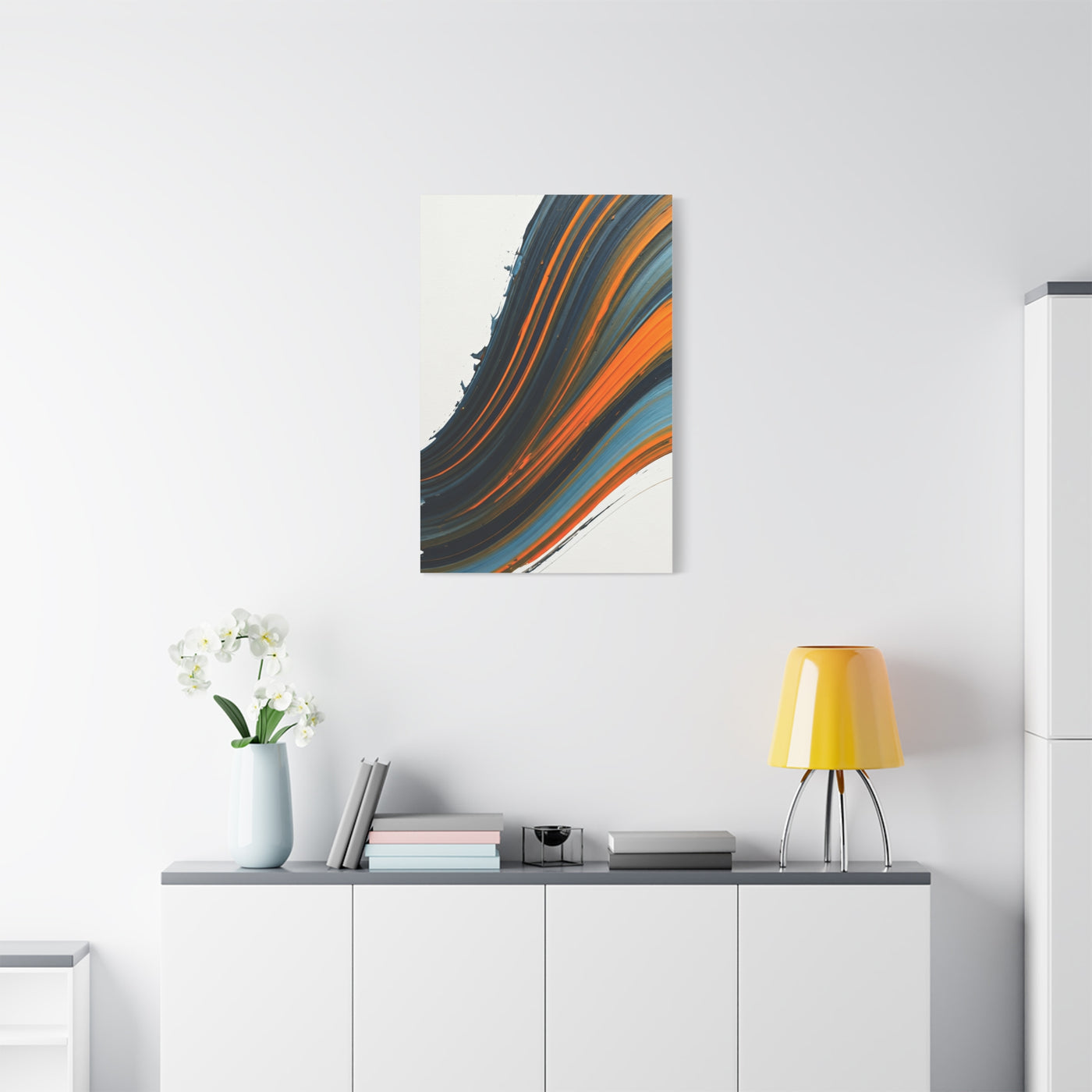 Layered Warm Stream Abstract Wall Art & Canvas Prints