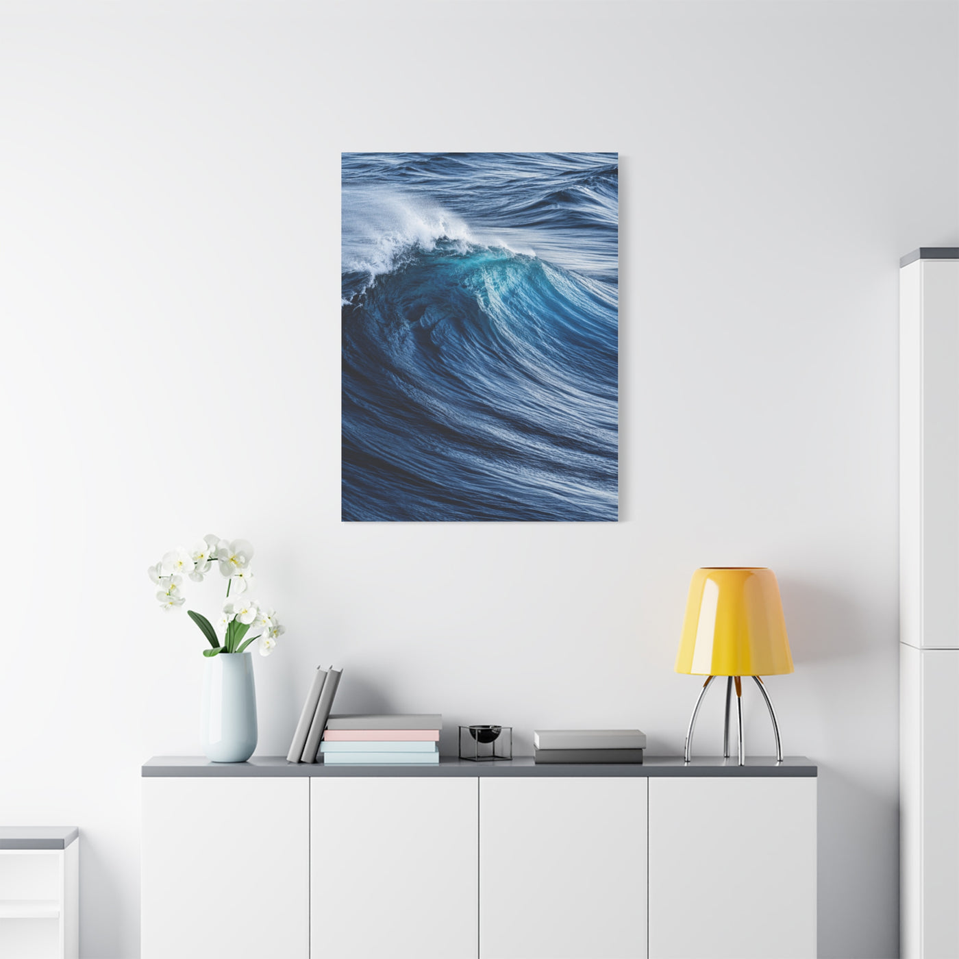 Dynamic Ocean Curl Motion Detail Wall Art & Canvas Print