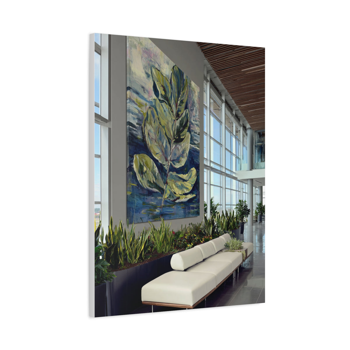 Botanical Biophilic Corporate Reception Wall Art & Canvas Print