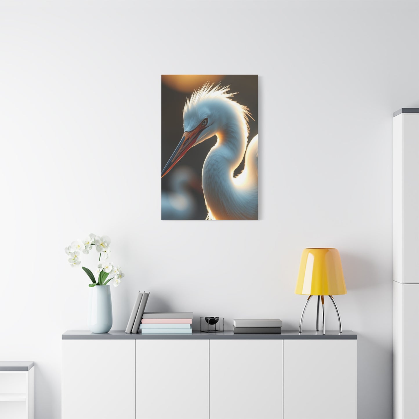 Egret Art Refined Canvas Wall Art & Canvas Print