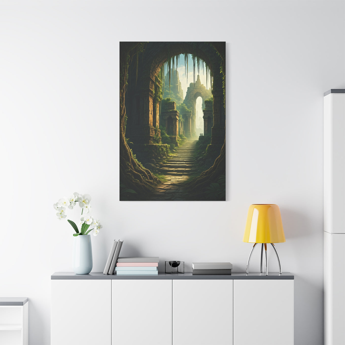 Enchanted Ruins Gateway Fantasy Landscape Wall Art & Canvas Prints
