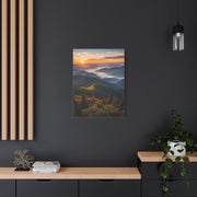 Great Smoky Mountains Sunrise Panorama Wall Art & Canvas Print