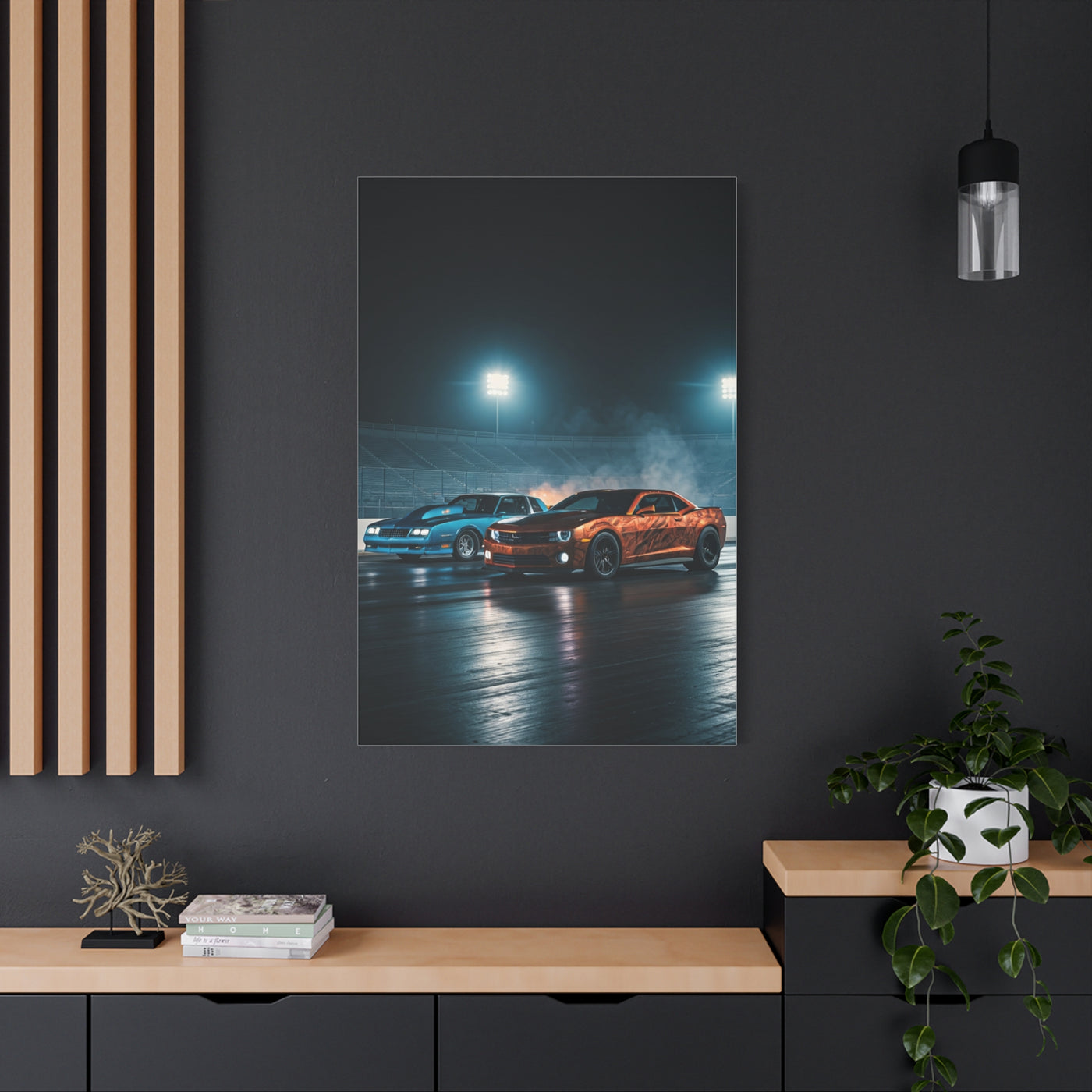 Modern Muscle vs Big Block Legend Wall Art & Canvas Prints