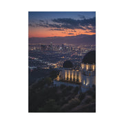 Los Angeles Skyline from Griffith Observatory Wall Art & Canvas Print