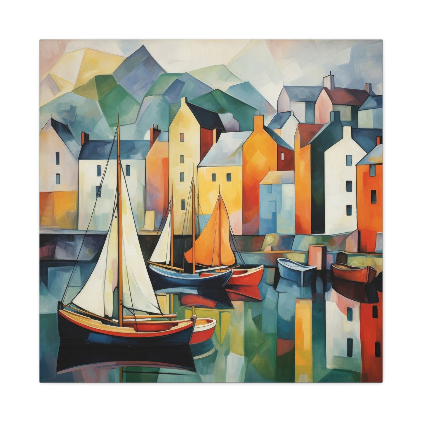 Coastal Cubism Wall Art & Canvas Prints