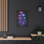 Neon Fungi Luminescence Wall Art & Canvas Print