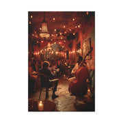 Intimate Jazz Club Performance Wall Art & Canvas Print