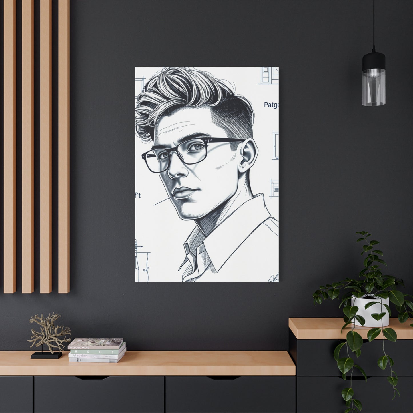 Supreme Art Collection Blueprint & Patent Sketches  Wall Art & Canvas Print