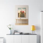 Barrel Cactus Desert Bloom Gallery Wall Art & Canvas Prints