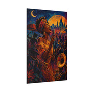 Jazz Festival Vocalist Celebration Wall Art & Canvas Print