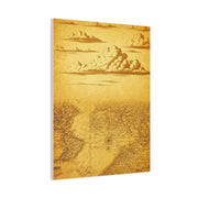 Vintage Compass Journey Map Wall Art & Canvas Prints