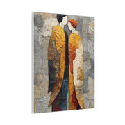 Textured Golden Figures Unity Wall Art & Canvas Print