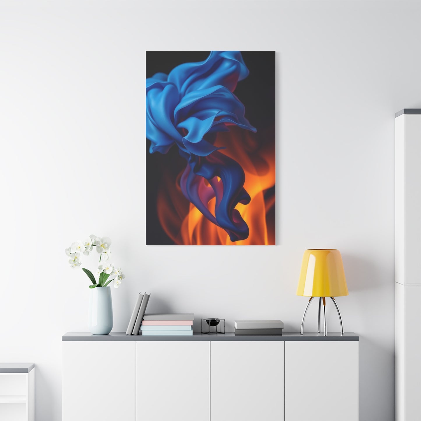 Masterpiece Navy Blue Art Vision Wall Art & Canvas Print