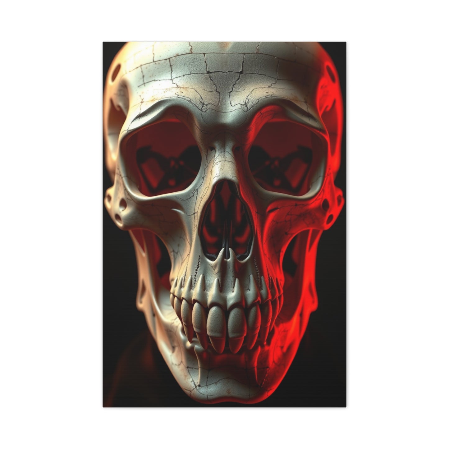 Celestial Cranium Elegance Wall Art & Canvas Print