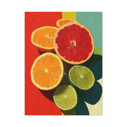 Citrus Pop Art Kitchen Composition Wall Art & Canvas Print