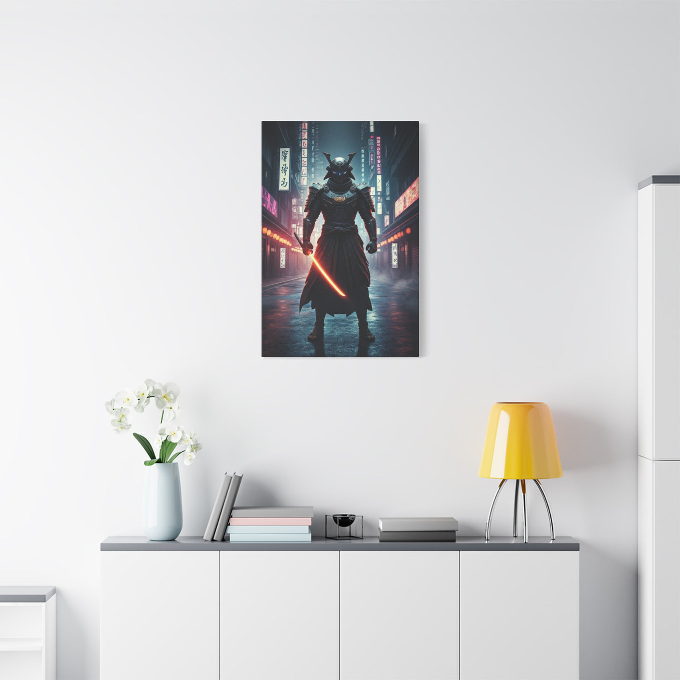 Cyber Samurai Wall Art & Canvas Prints
