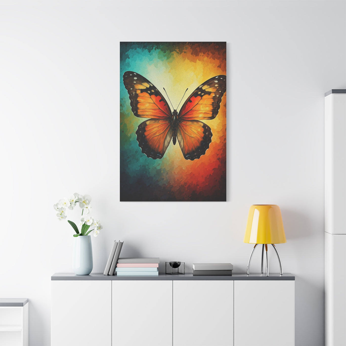 Vibrant Monarch Butterfly Spectrum Wall Art & Canvas Prints