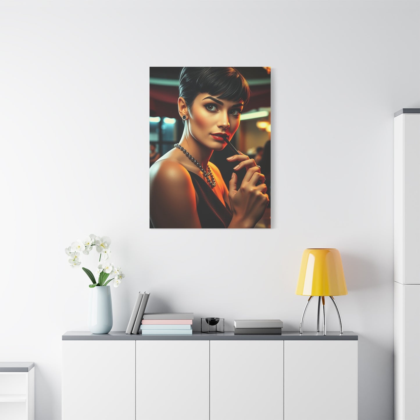Masterpiece Breakfast At Tiffany’s Characters Art Vision Wall Art & Canvas Print