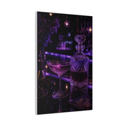 Violet Cocktail Lounge Still Life Wall Art & Canvas Print