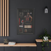 Michael Jordan Championship Memorabilia Sports Wall Art & Canvas Print