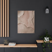 Wabi-Sabi Pink Blush Plaster Texture Wall Art & Canvas Print