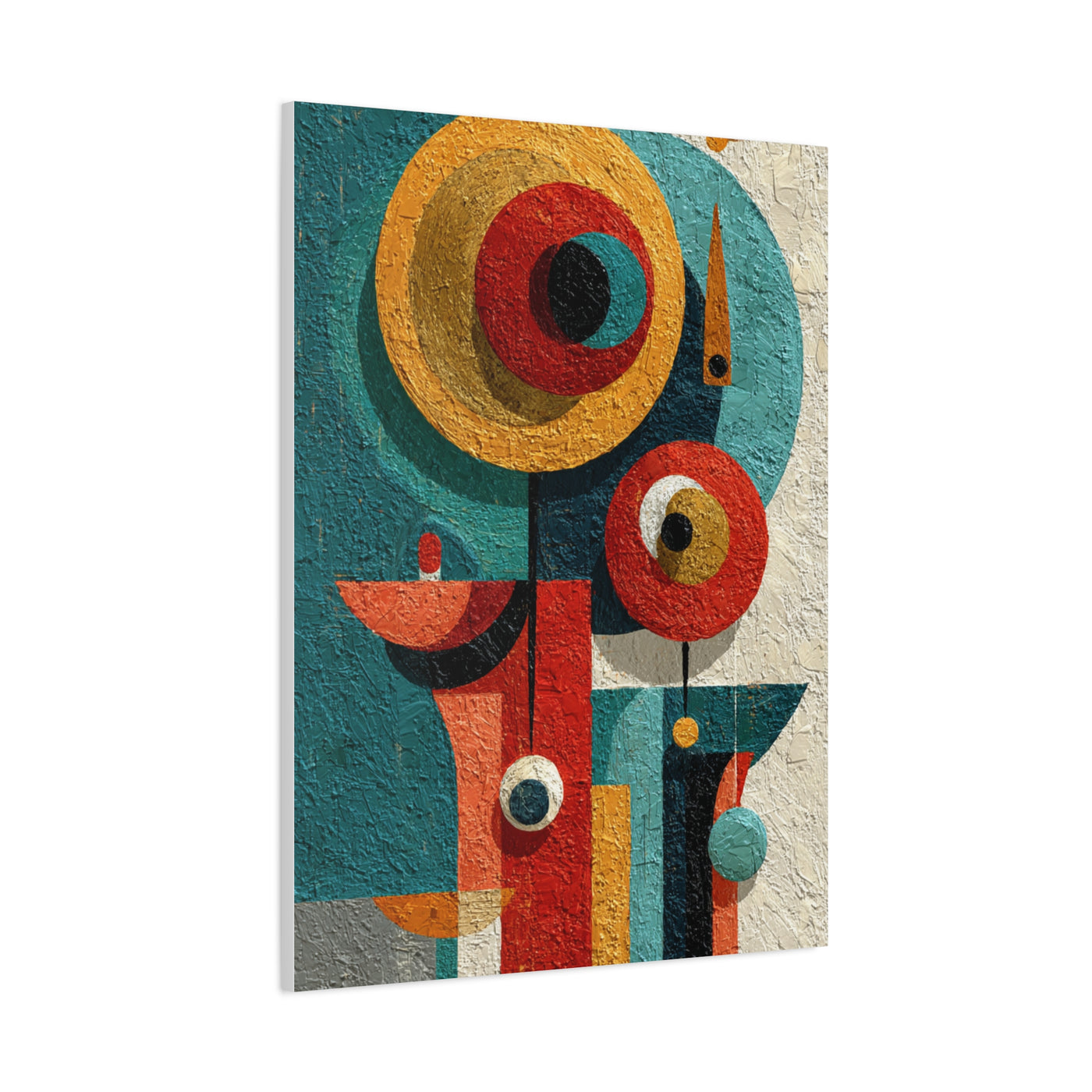Sculptural Abstract Form Composition Wall Art & Canvas Print