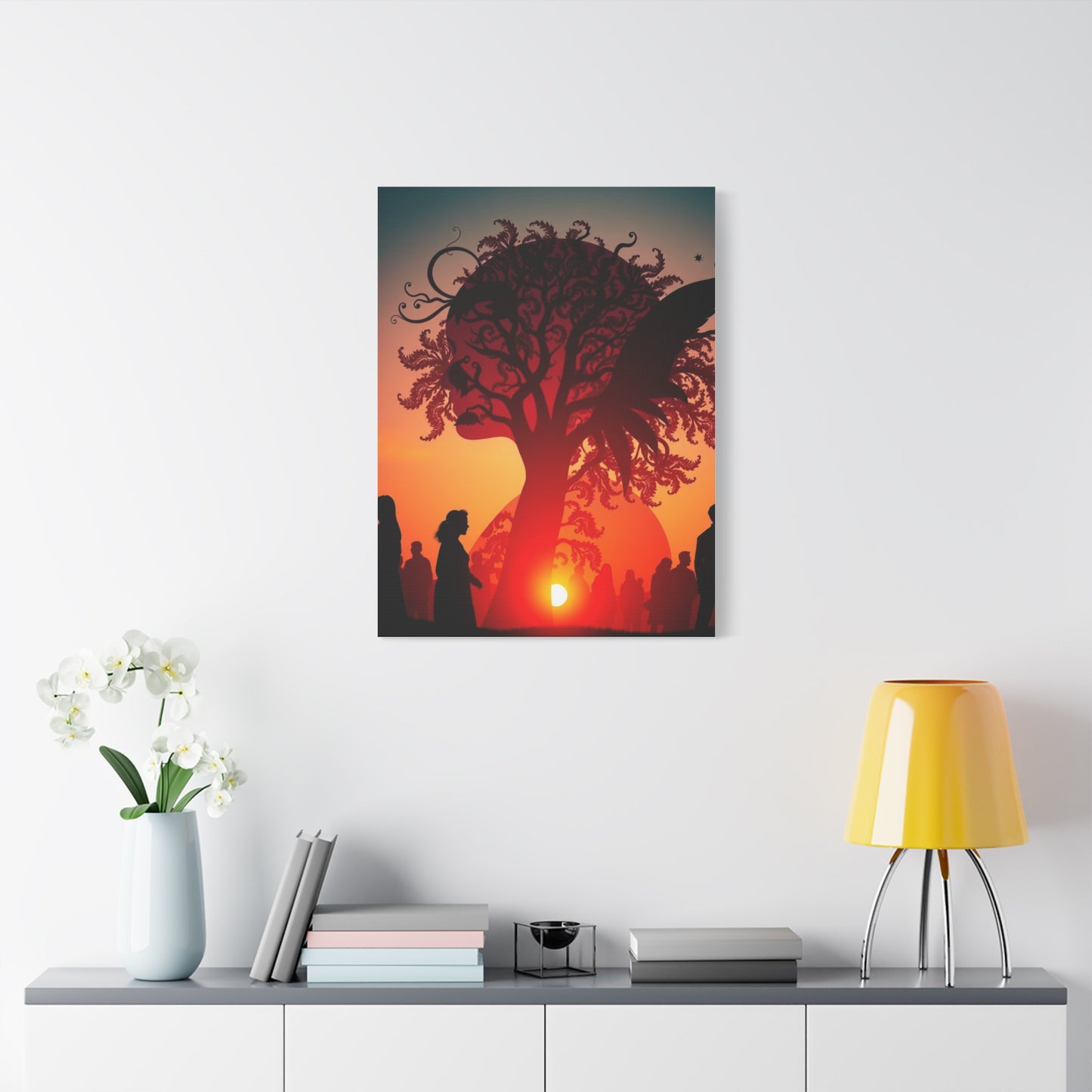Vision Silhouettes Art Art Wall Art & Canvas Print