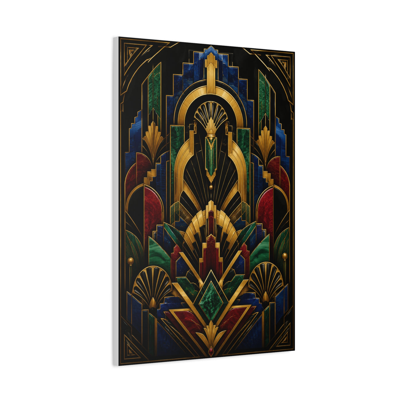 Neo Art Deco Jewel Geometry Wall Art & Canvas Print