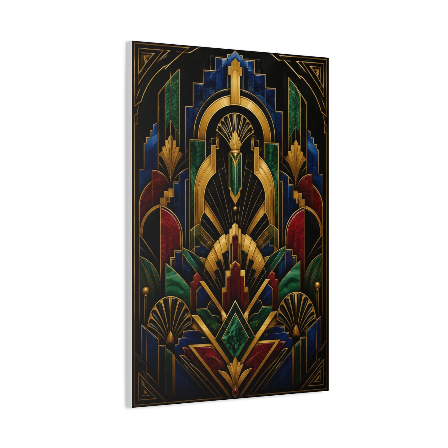 Neo Art Deco Jewel Geometry Wall Art & Canvas Print