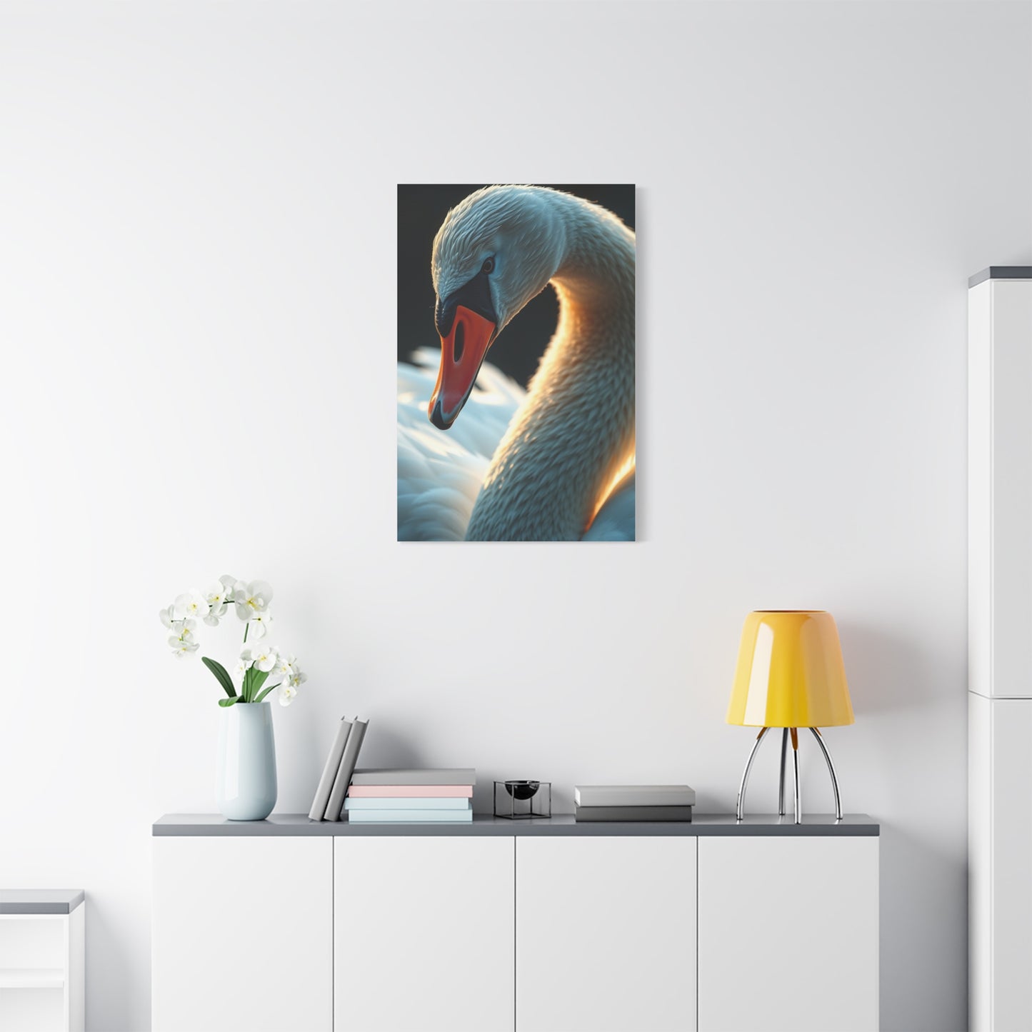 Supreme Swan Art Beautiful Collection Wall Art & Canvas Print
