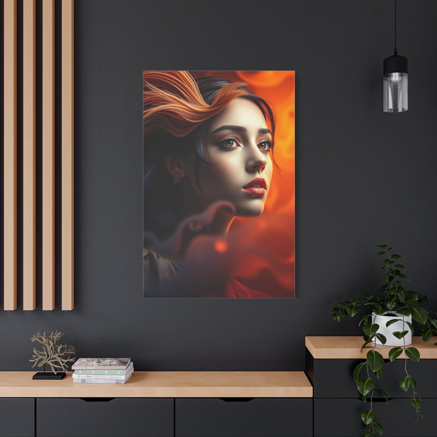 Opulent Sienna Harmony Wall Art & Canvas Print