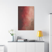Burgundy Blush Color Field Abstraction Wall Art & Canvas Print