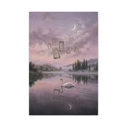Surreal Swan Dreamscape Reflection Wall Art & Canvas Print