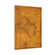 Vintage Africa Continent Map Wall Art & Canvas Prints