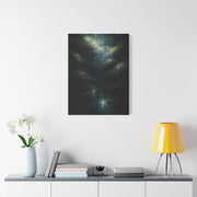 Nocturnal Forest Reflection Wall Art & Canvas Print