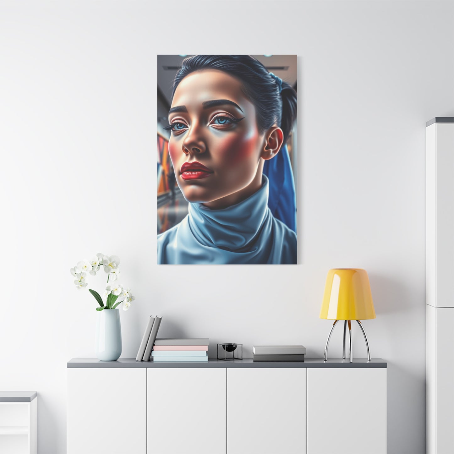 Refined Modernist Tableau Wall Art & Canvas Print