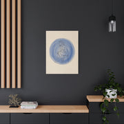 Minimal Thinker Line Art Composition Wall Art & Canvas Print
