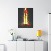 Blade of Eternal Flame Wall Art & Canvas Print