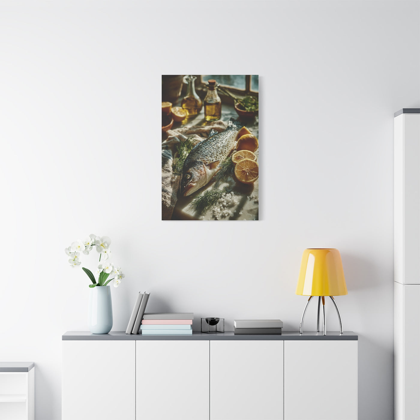 Fresh Whole Fish Mediterranean Prep Wall Art & Canvas Print