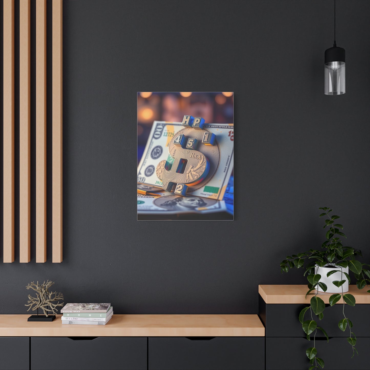 Luxurious Finance Fresco wall art & canvas print