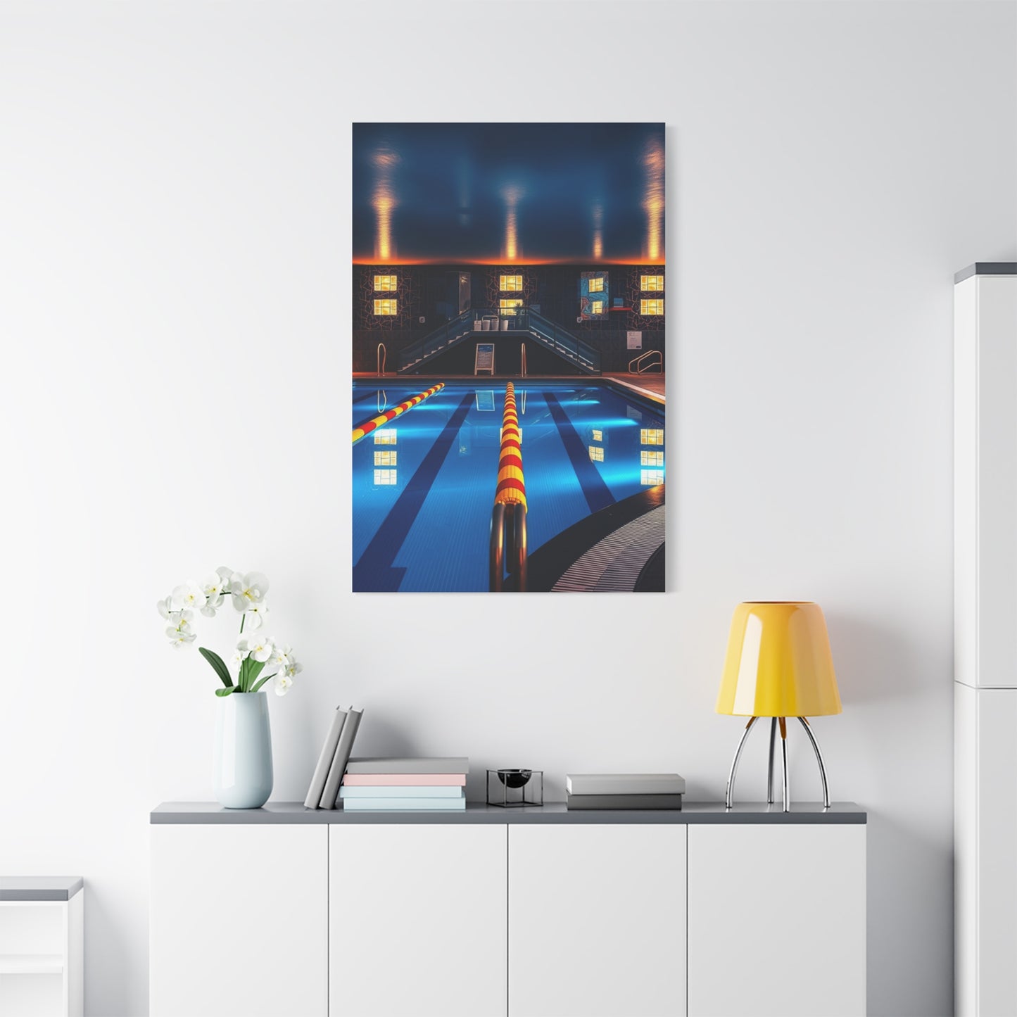Supreme Swimming Pool Art Beautiful Collection Wall Art & Canvas Print