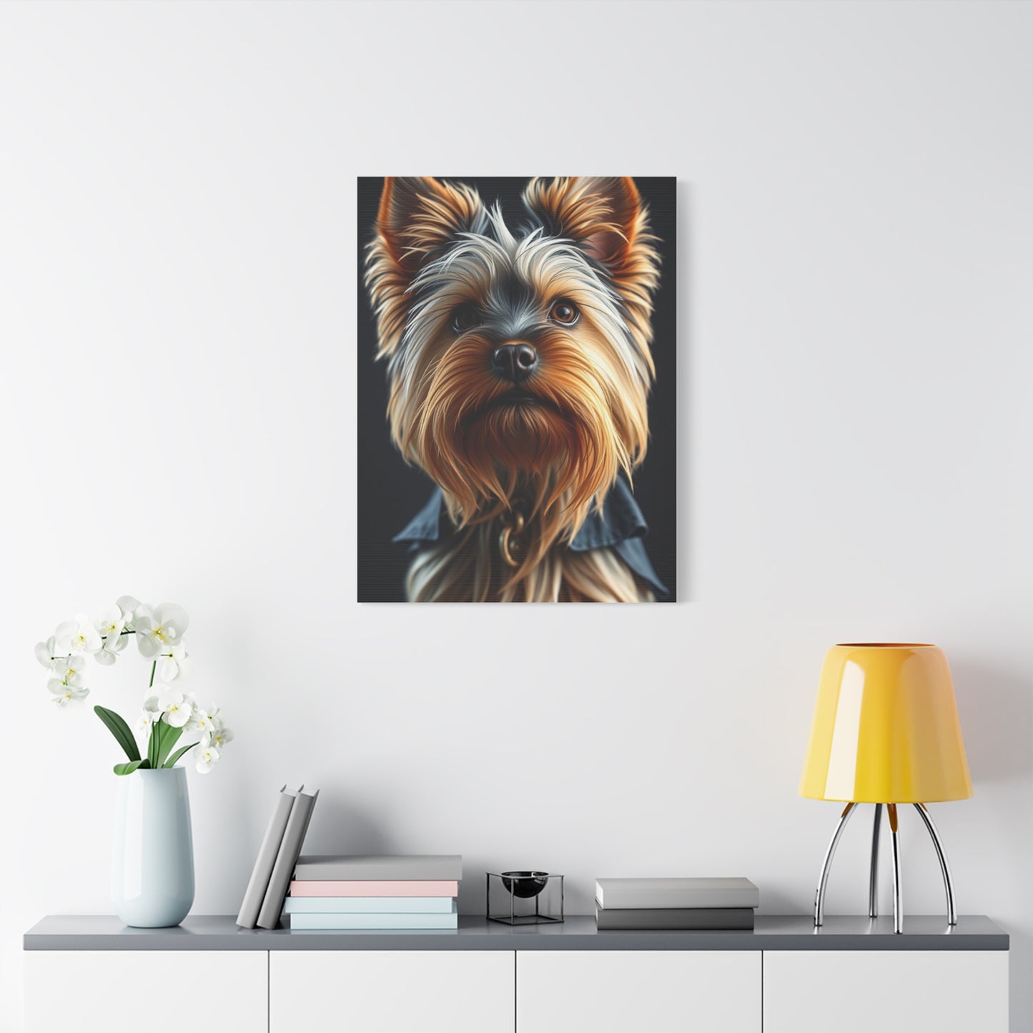 Supreme Yorkshire Terrier Art Beautiful Collection Wall Art & Canvas Print