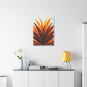 Radiant Flame Petals Abstract Wall Art & Canvas Prints
