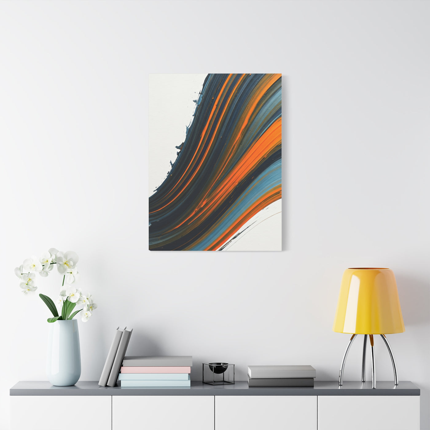 Layered Warm Stream Abstract Wall Art & Canvas Prints