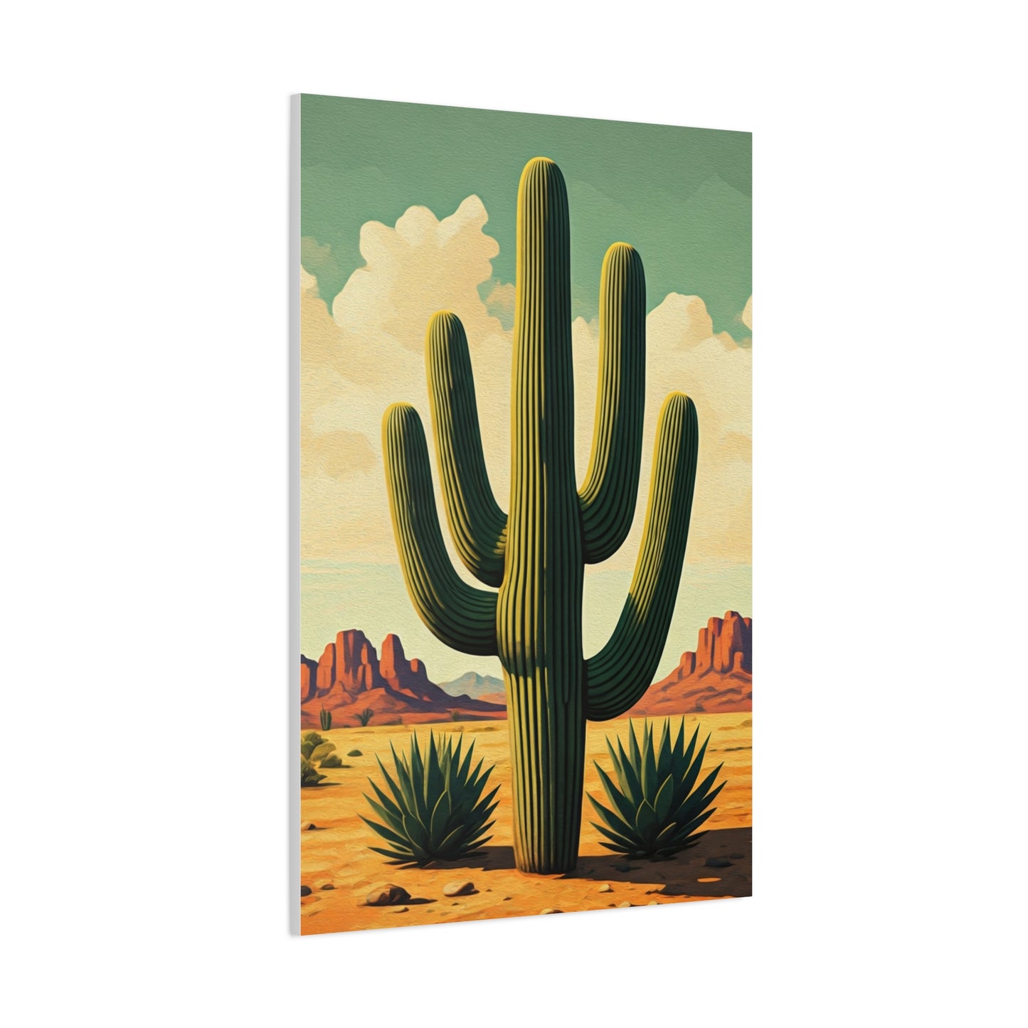 Classic Saguaro Desert Scene Wall Art & Canvas Prints