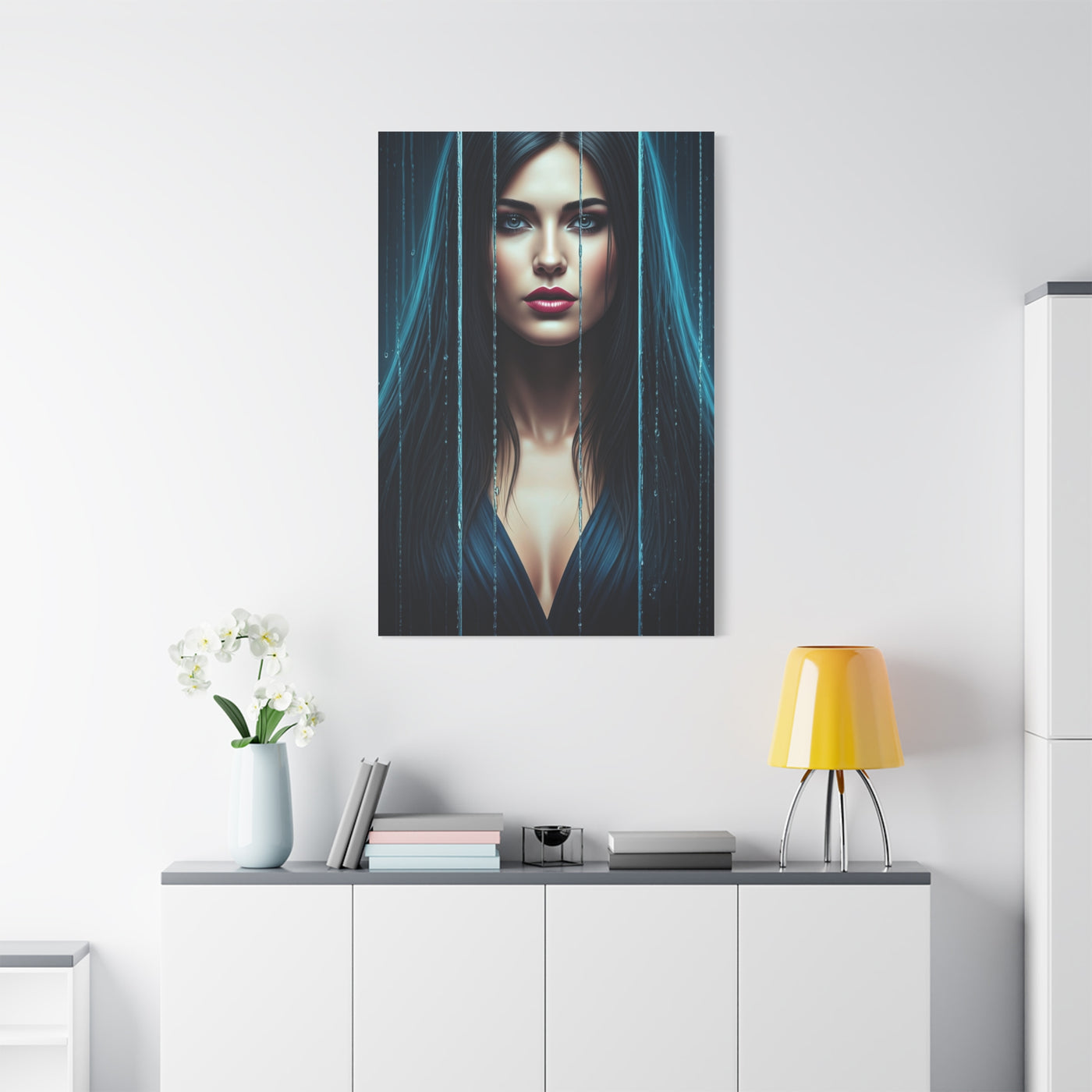 Veil of Blue Serenity Wall Art & Canvas Prints