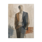 Executive Portrait Abstraction Wall Art & Canvas Print