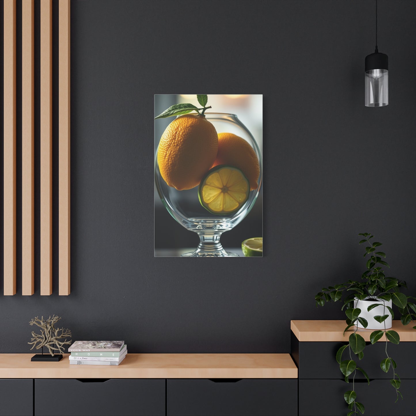 Vision Lemon & Lime Art Art Wall Art & Canvas Print