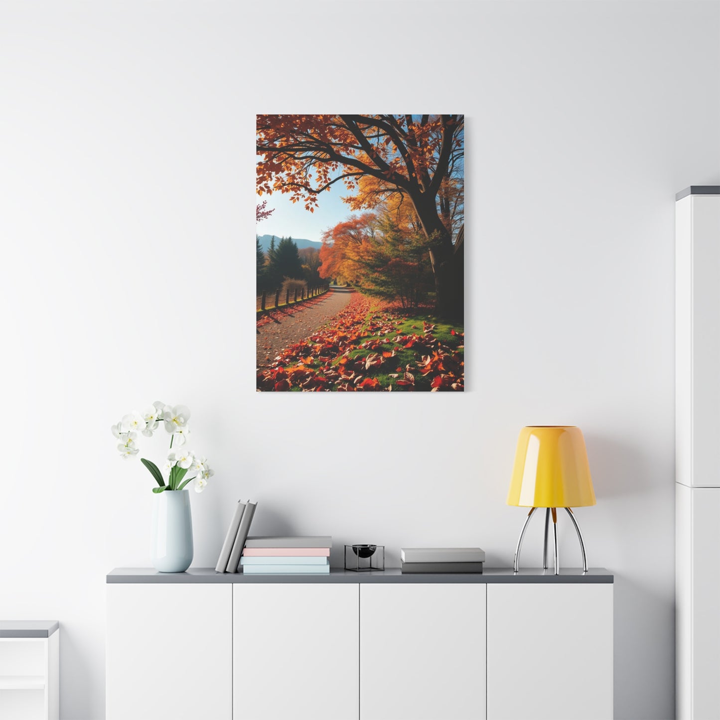 Golden Foliage Reverie Wall Art & Canvas Print